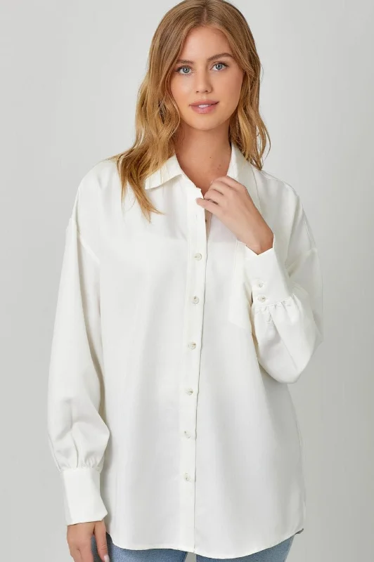 Oversized Button-Up Shirt