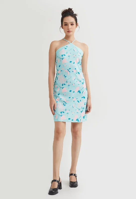 Fine China Mini Halter Dress Contemporary 