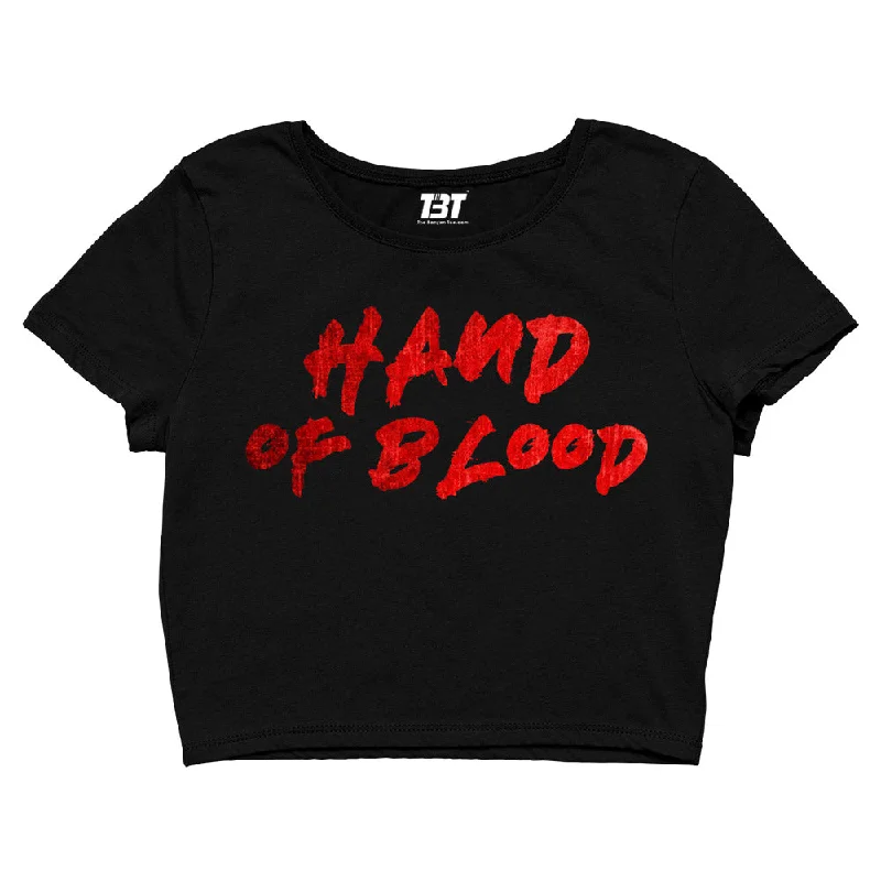 Bullet For My Valentine Crop Top - Hand Of Blood