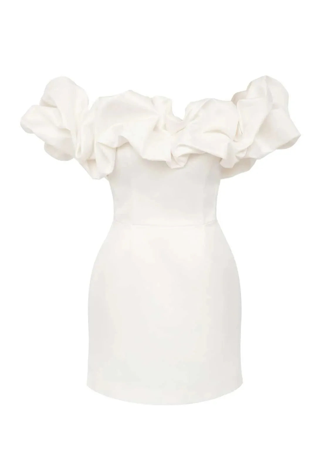 A&A Vintage Ruffle Mini Bodycon