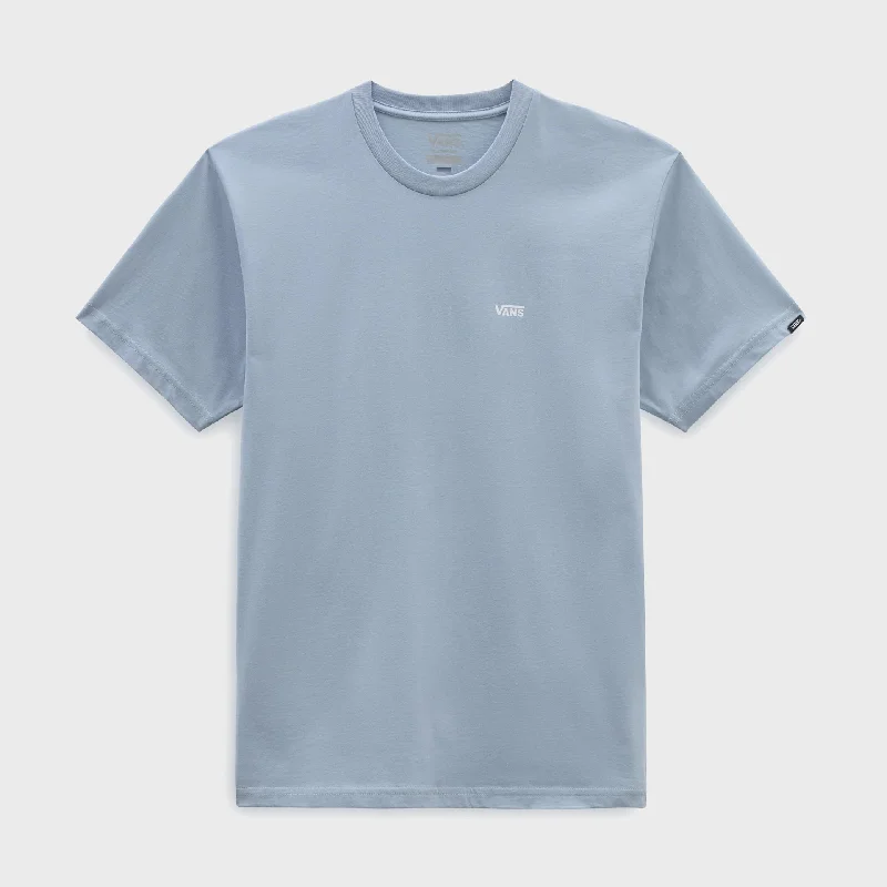 Vans Mens Left Chest Logo T-Shirt - Dusty Blue performance