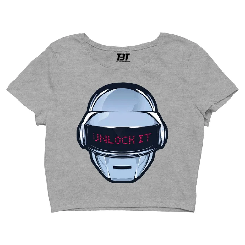 Daft Punk Crop Top - Unlock It