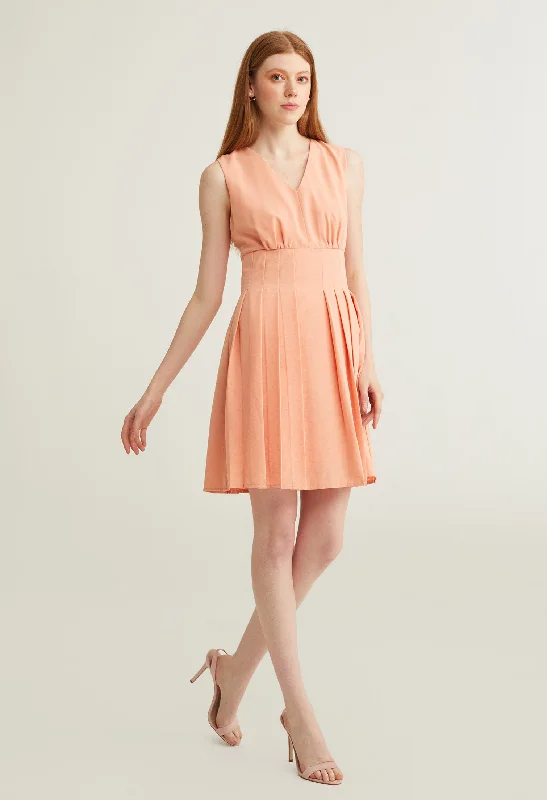 Formal Cinched Waist A-Line Dress Adventure