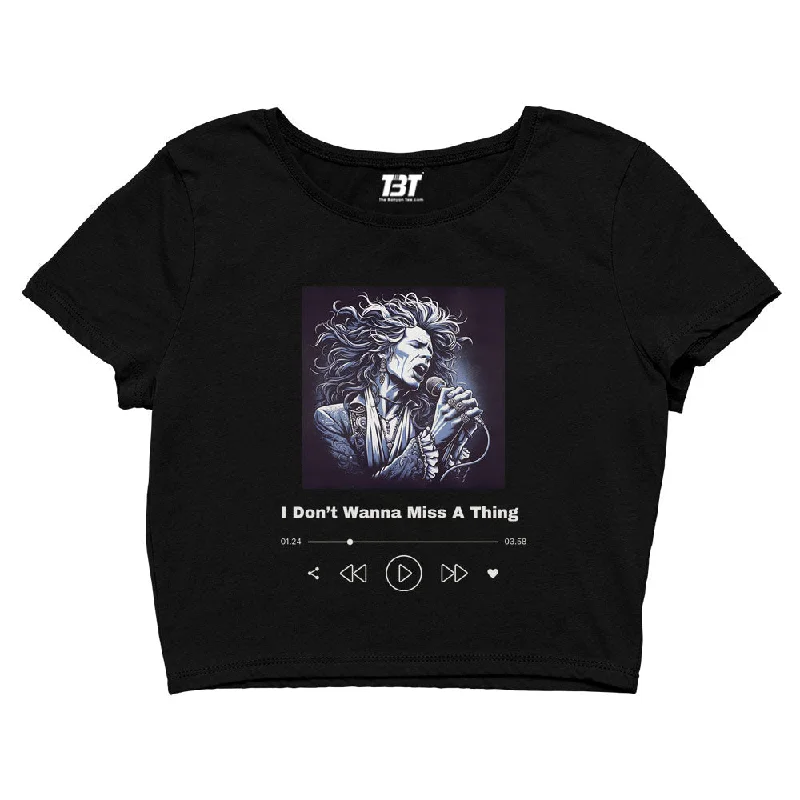 Aerosmith Crop Top - Don't Wanna Miss A Thing