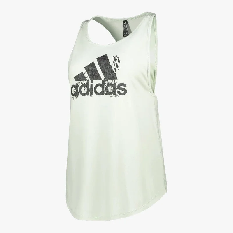 adidas Womens W Hybr G Tank Linen Green Modern Women's 