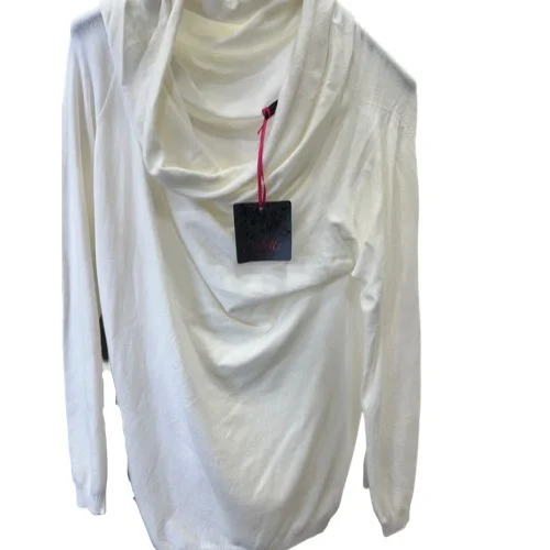 Italian made knit with cowl neck Classic Women's Tweed