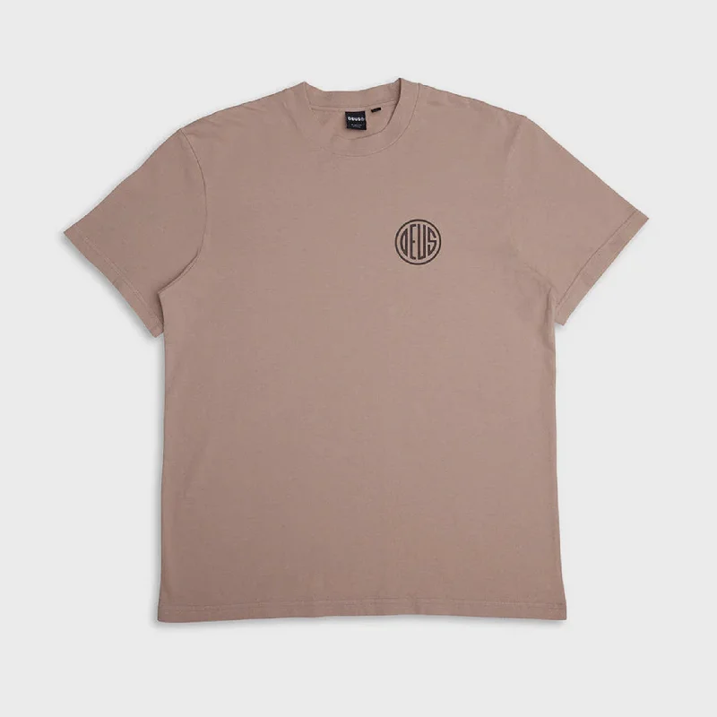 Deus Mens Pill Logo T-Shirt - Khaki Bold Women's Animal Print