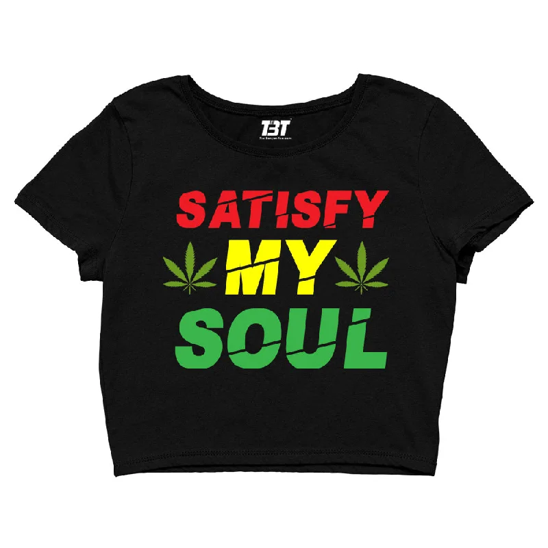 Bob Marley Crop Top - Satisfy My Soul