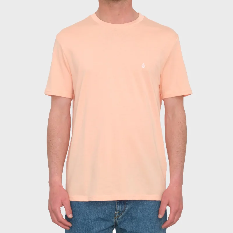 Volcom Mens Stone Blanks T-Shirt - Salmon Disco