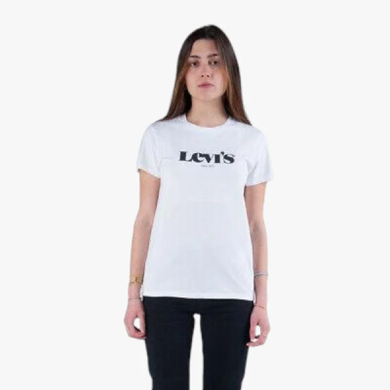 Levi's Women The Perfect New Logo Ii Short Sleeve Tee White Refined Women's Velvet Levi's Women The Perfect New Logo Ii Short Sleeve Tee White Refined Women's Velvet
