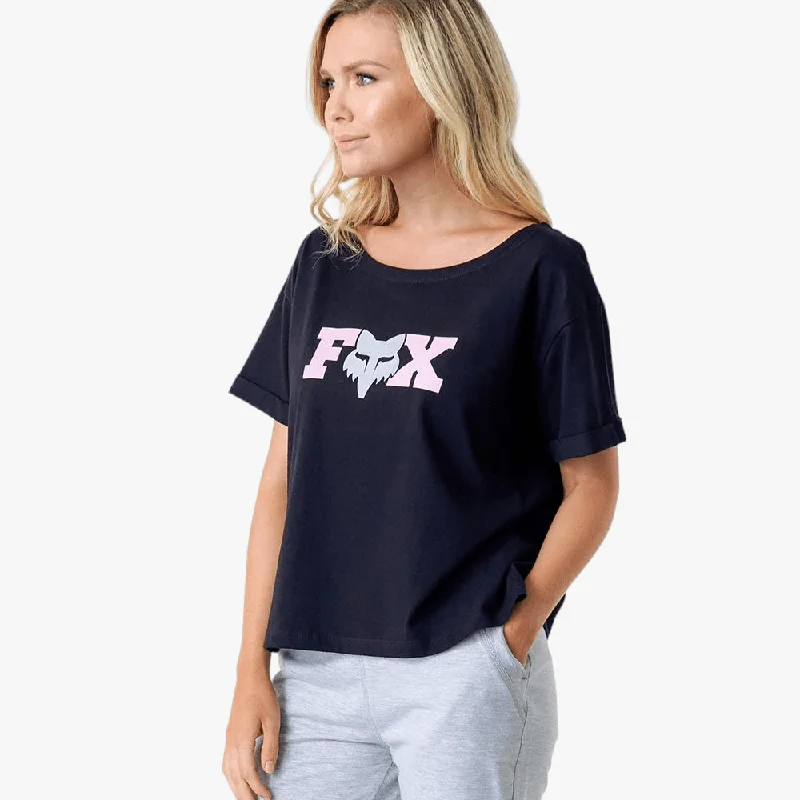 Fox Womens Bracer Crop Top Black Sophisticated Women's Tailored