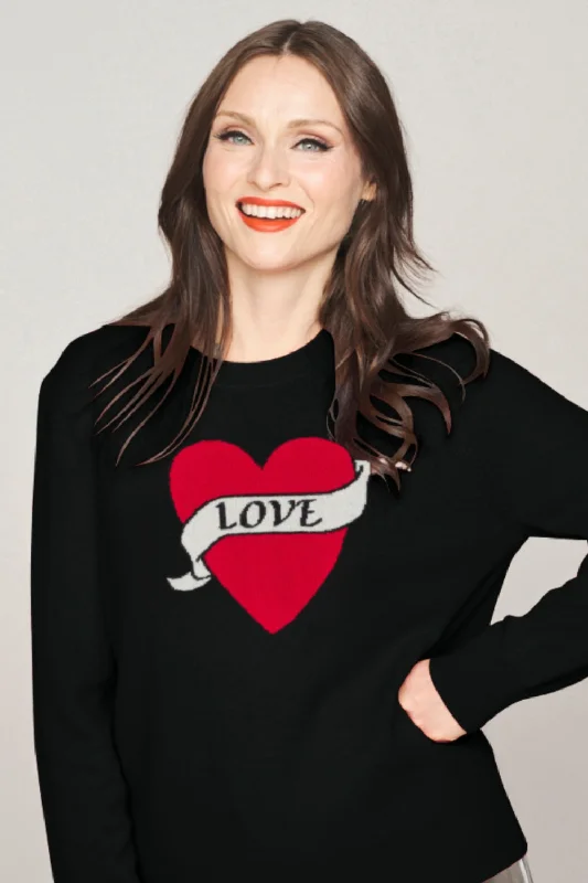 Black Sophie Ellis-Bextor Sweater Bohemian Women's Free