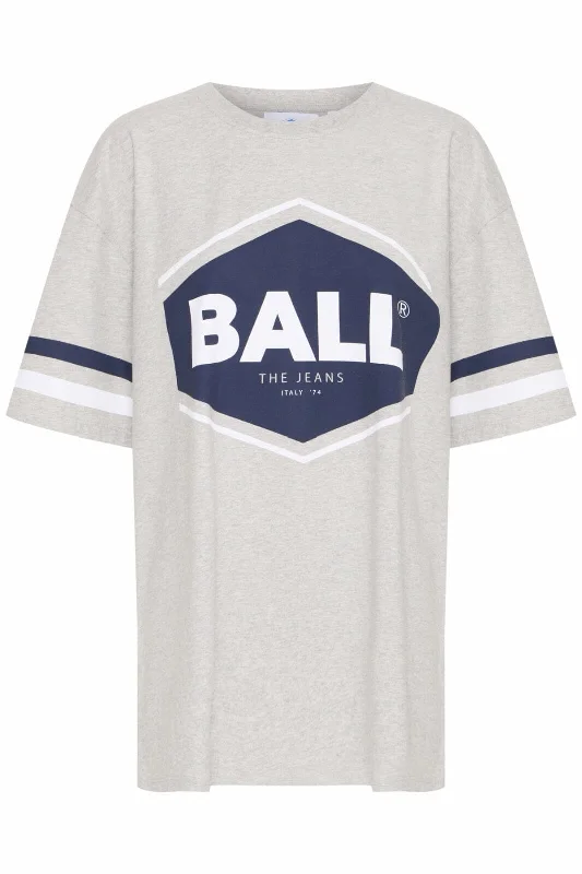 Ball - Banoemi Tee - 204054 Medium Grey Melange Vintage Women's 1970S 