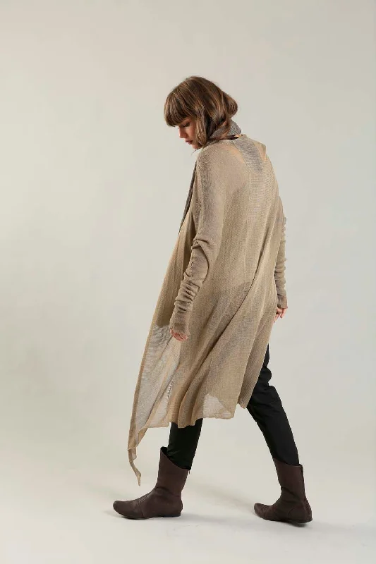Golden Camel Long Bamboo Cardigan Country