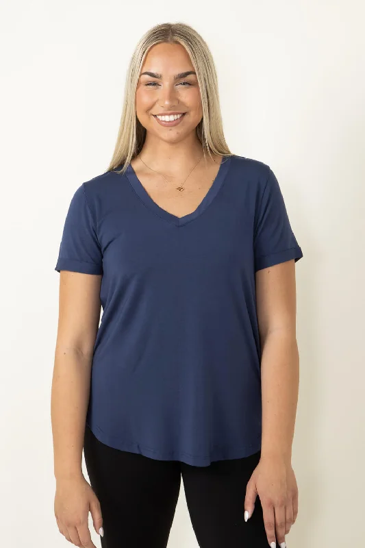 Thread & Supply Recreation T-Shirt for Women in Navy | T1440LZMTS-NAVY Youthful Women's Anime - inspired Thread & Supply Recreation T-Shirt for Women in Navy | T1440LZMTS-NAVY Youthful Women's Anime - inspired