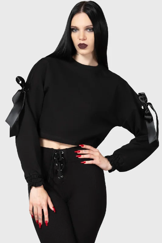 Ray Crop Sweater Cashmere