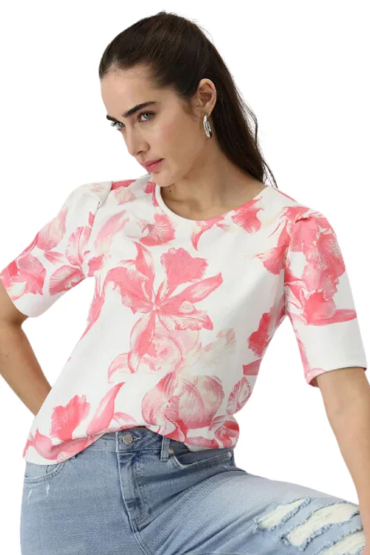 FLORAL TEE - 408176MNR