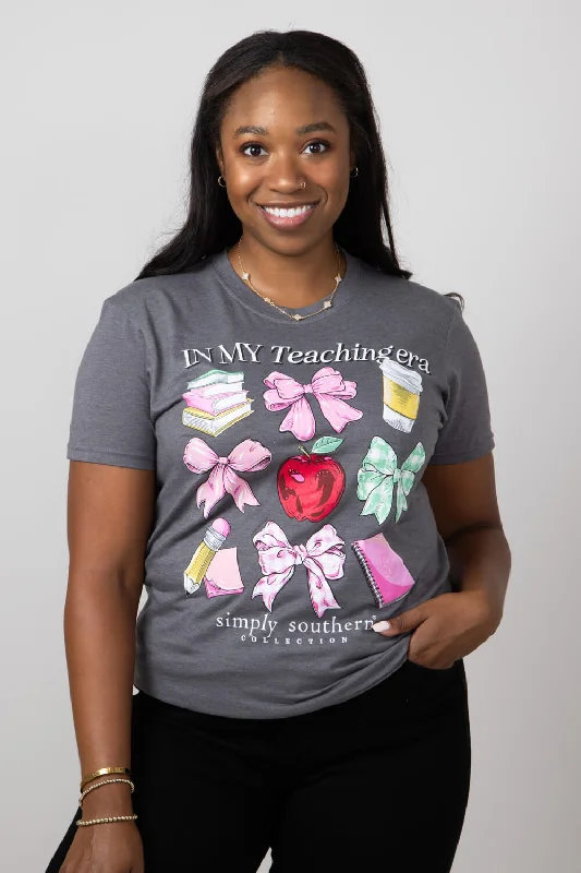 Simply Southern Teaching Era T-Shirt for Women in Iron Heather | SS-TEACH-IRONHTHR Streetwear Style for Simply Southern Teaching Era T-Shirt for Women in Iron Heather | SS-TEACH-IRONHTHR Streetwear Style for