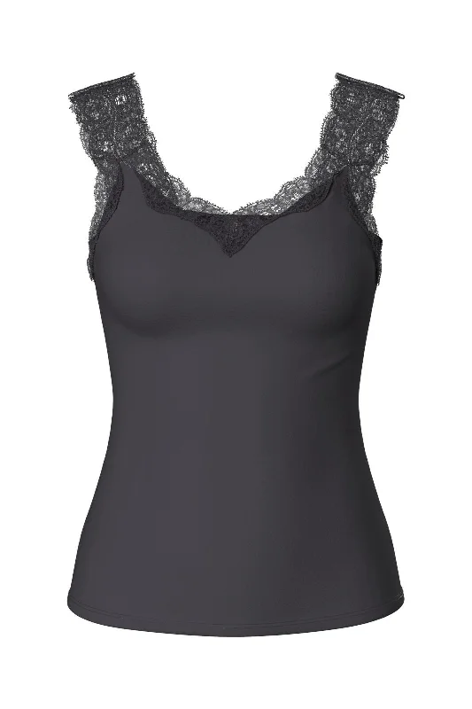 Pieces - Pcbarbera Lace Top - 4557744 Magnet European