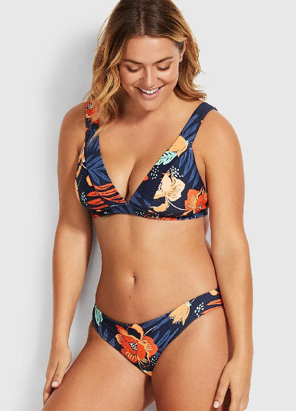 On Vacation Hipster Bikini Pants  - Indigo