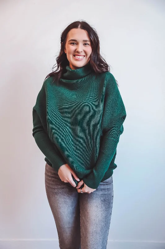 Kiley Sweater-Hunter Green