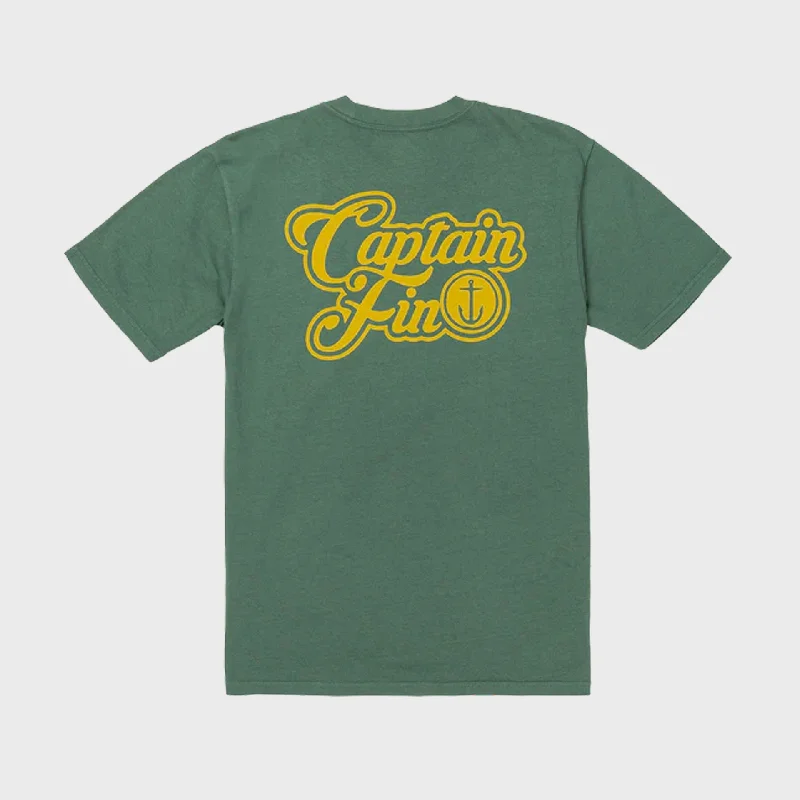 Captain Fin Men's Oh Yeah Logo T-Shirt - Cilantro Green Modern Women's Tech