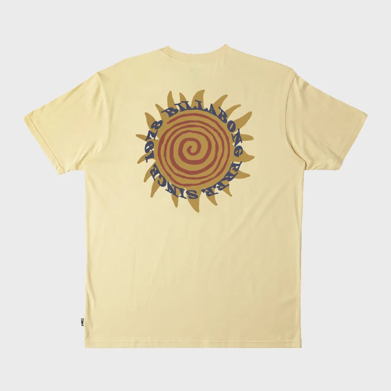 Billabong Mens Swivel T-Shirt - Papaya Luxurious Women's High -  end