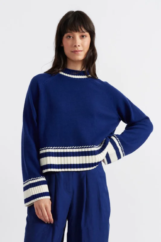 Blue Wool-Cashmere Guernsey Sweater purpose