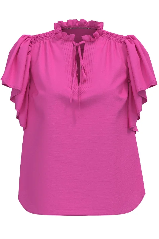 Co´couture - Heracc Ss Frill Top 35703 - 330 Pink Casual Women's Japanese 
