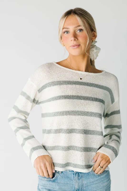 Lightweight Striped Sweater Bold Women's Statement