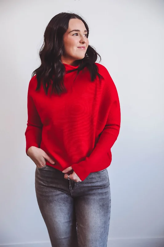 Kiley Sweater-Ruby