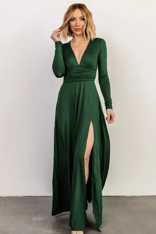 Arianna Maxi Dress | Hunter Green