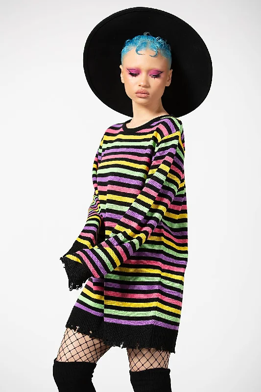 Rainbow Warrior Knit Sweater Vacation