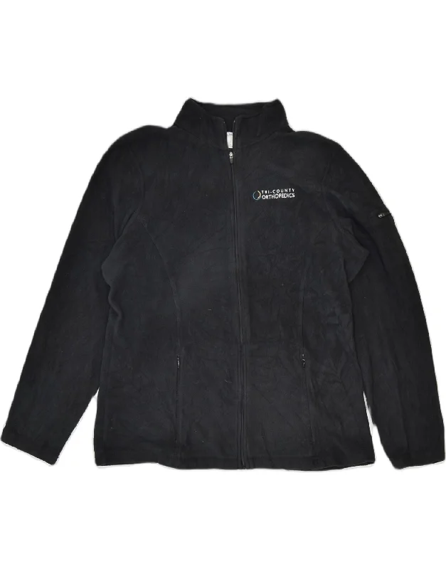 L.L.BEAN Womens Fleece Jacket UK 16 Large Black Polyester Sophisticated Women's Tailored L.L.BEAN Womens Fleece Jacket UK 16 Large Black Polyester Sophisticated Women's Tailored
