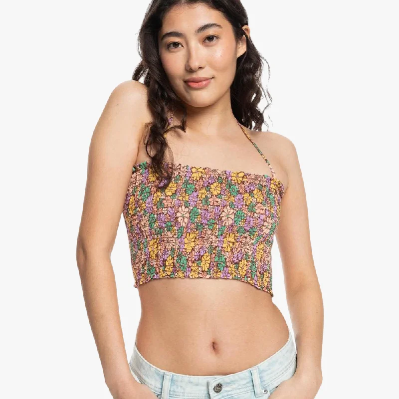 Roxy Womens Warm Waters Top Brown Australian Beach