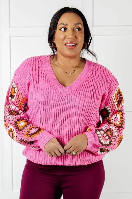 Can't Stop this Feeling V-Neck Knit Sweater Laid - back Women's Style