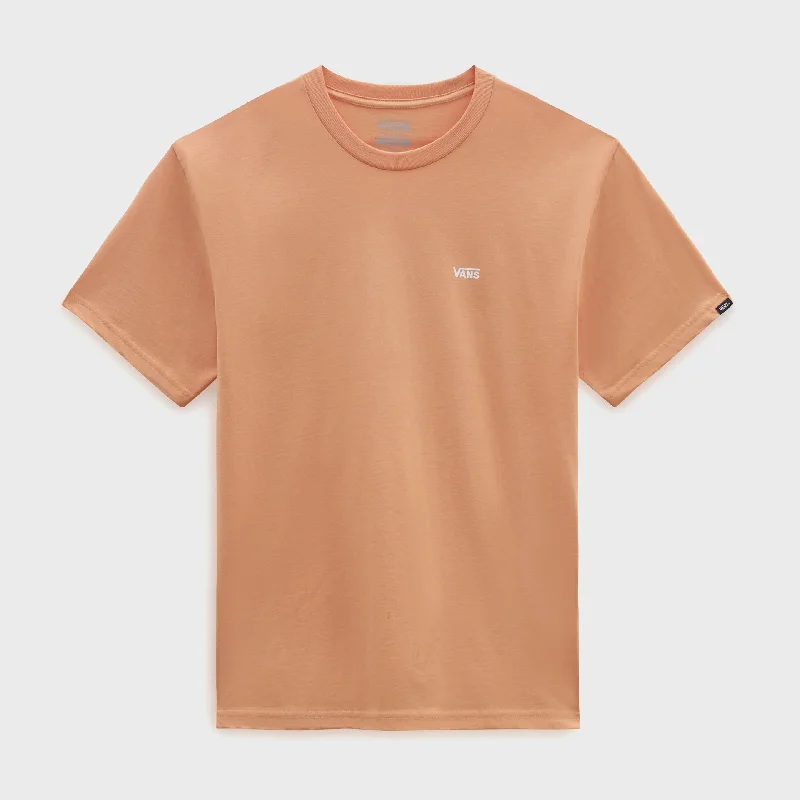 Vans Mens Left Chest Logo T-Shirt - Copper Tan Earthy Women's 