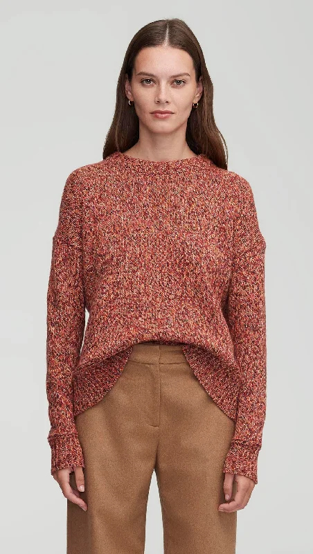 Everyday Boxy Crew in Wool-Cashmere | Fonzie Refined Women's Velvet