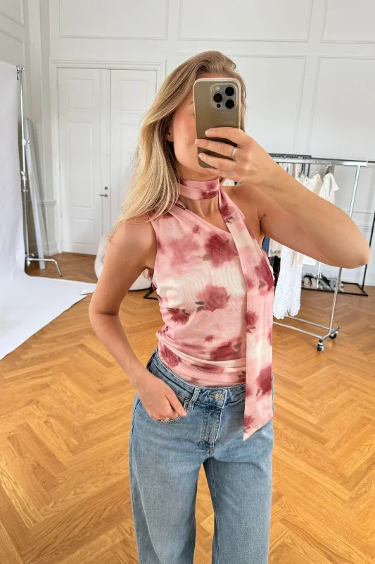 BYIC - Ellieic Mesh Top - rp Rose Print Cozy Women's Sherpa - lined