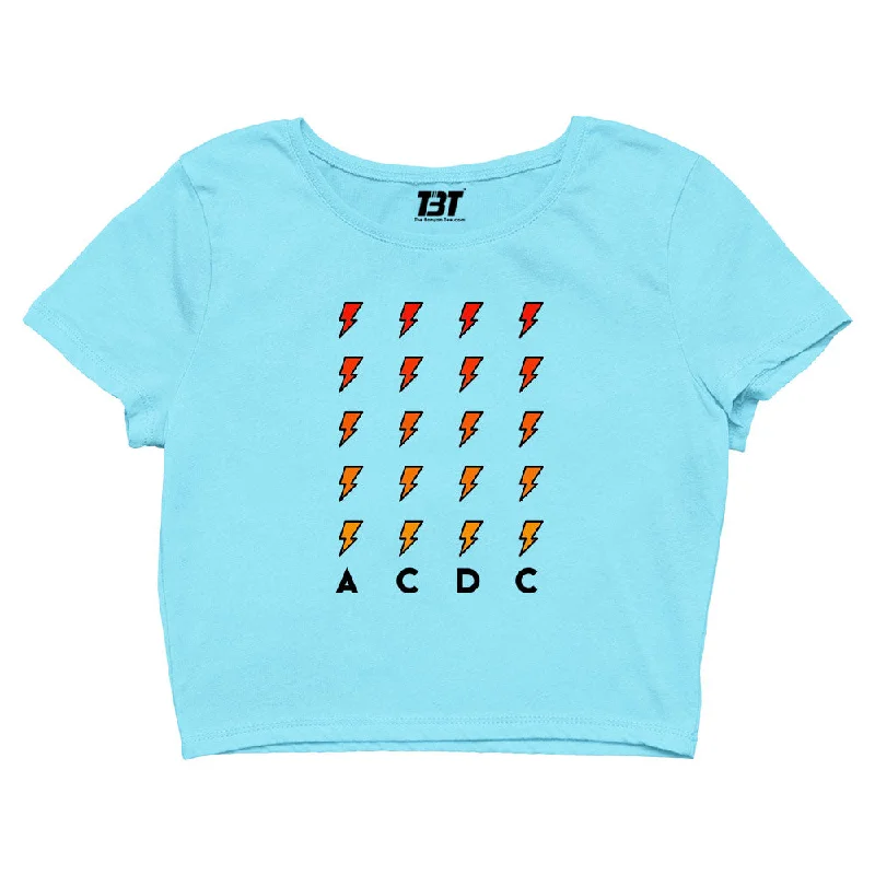 AC/DC Crop Top - High Voltage