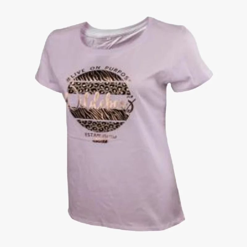 Wildebees Womens Animal Instinct Short Sleeve Tee White Practical Women's Quick - dry Wildebees Womens Animal Instinct Short Sleeve Tee White Practical Women's Quick - dry
