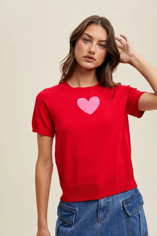 All My Love Short Sleeve Sweater Traditional Women's 