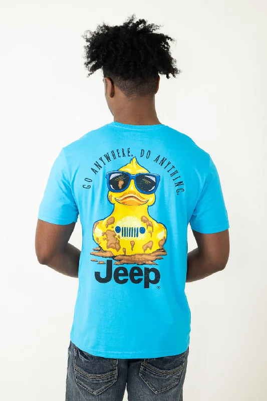 Jeep Muddy Duck T-Shirt in Blue | 3813-BLUE Minimalist Women's Casual