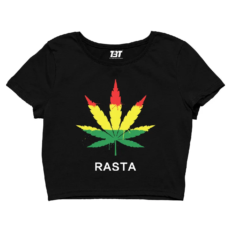 Bob Marley Crop Top - Rasta