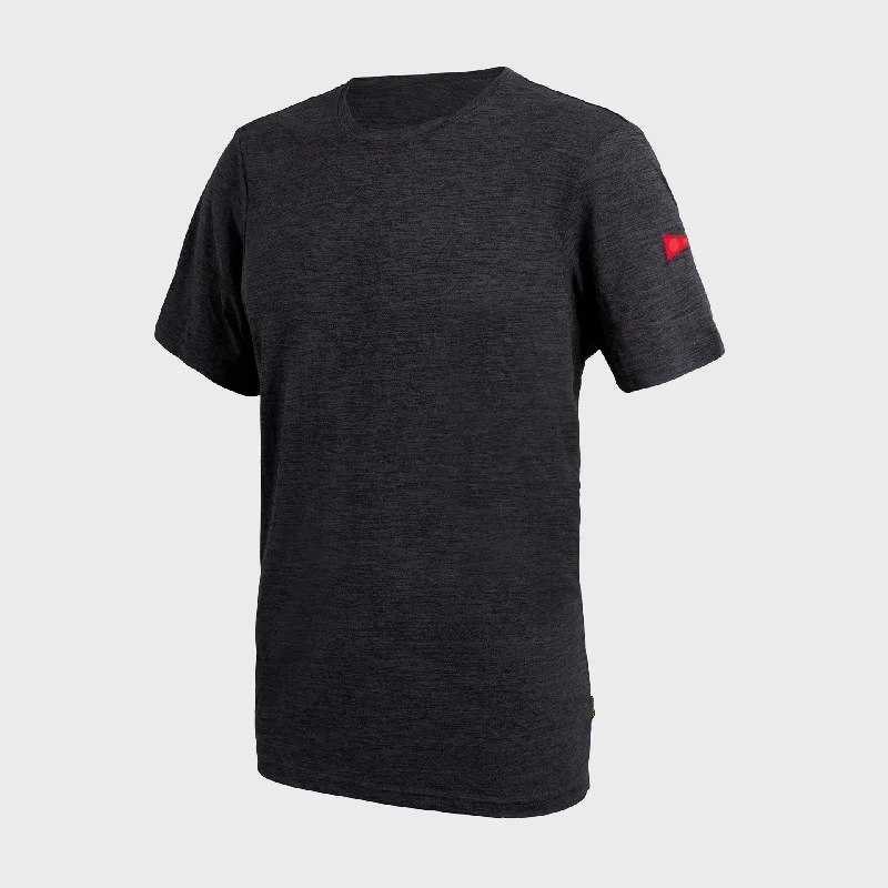 Florence Marine Airtex Short Sleeve Shirt - Heather Charcoal Confident Women's Power