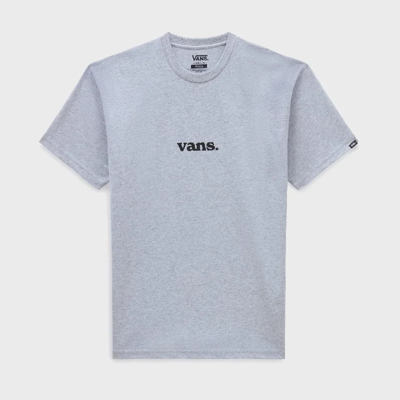 Vans Mens Lower Corecase T-Shirt - Athletic Heather/Black Modern Women's Tech