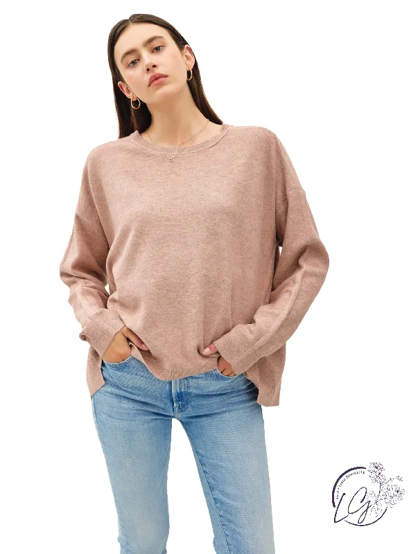 Coastal Drift Sweater Feminine Women's Style 