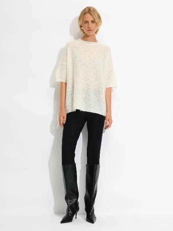 Chunky Knit Top Polished Women's Silk