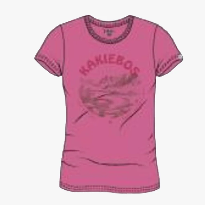 Kakiebos Womens Classic Fit Short Sleeve Tee Belogia Pink Casual Women's Japanese 