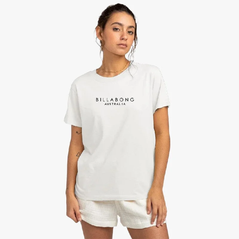 Billabong Womens Serenity Short Sleeve Tee Antique White Rugged Women's Outdoor 